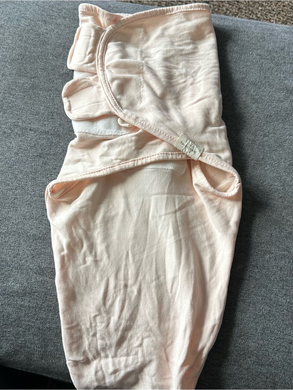 Soft Light Pink Wrap-Style Sleepwear Bodysuit